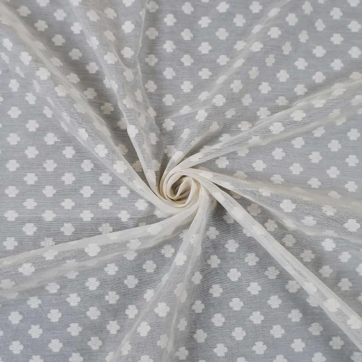 Self Jacquard Chanderi Fabric